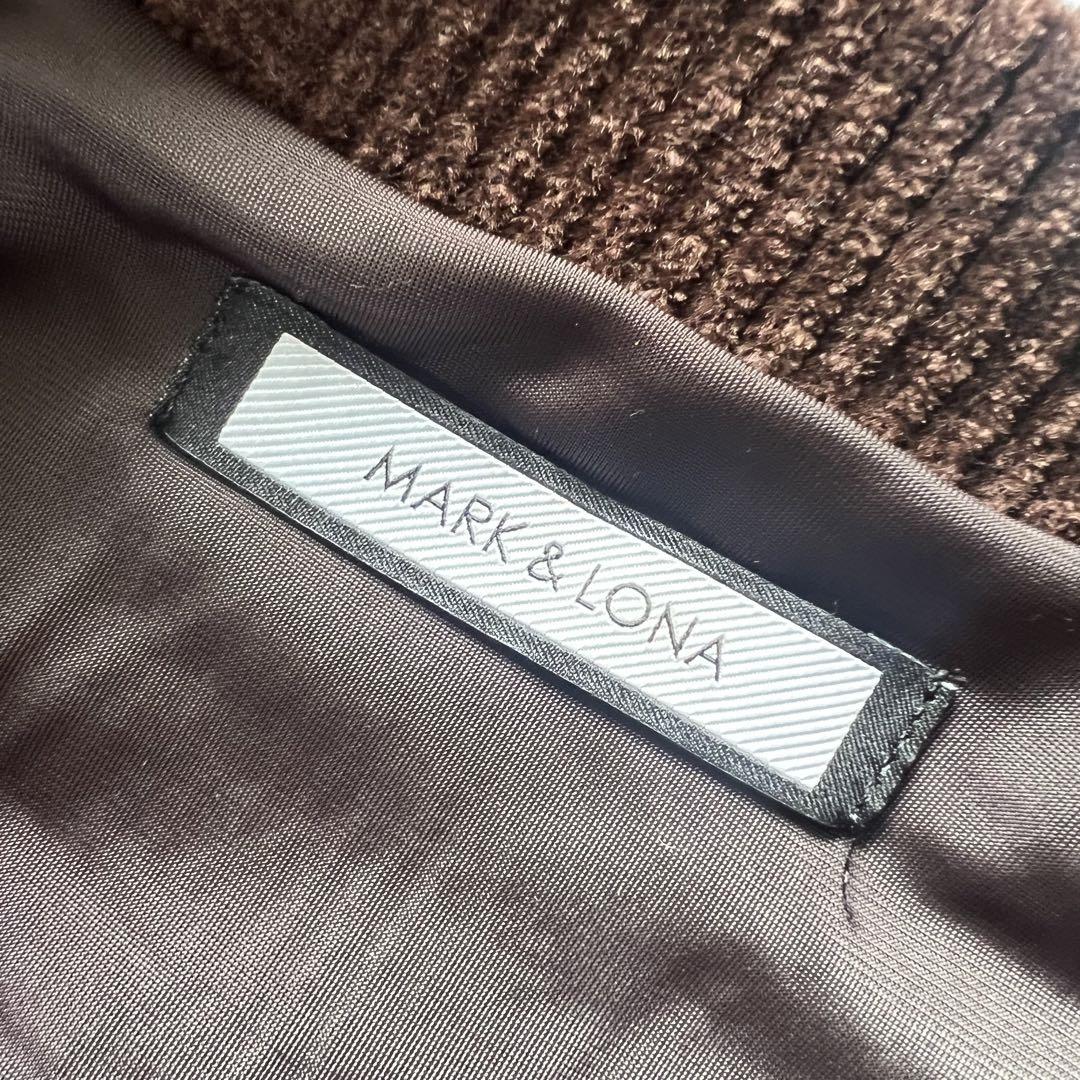 MARK&LONA マークアンドロナ　別注ウール　ニット　セーター　ロゴ　ゴルフ