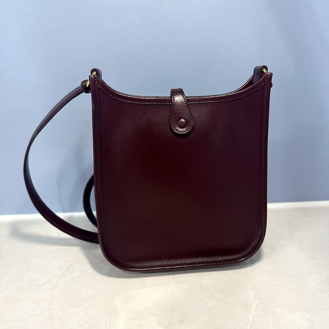 HERMES エルメス エブリン TPM ワインレッド ショルダーバッグ 画像2