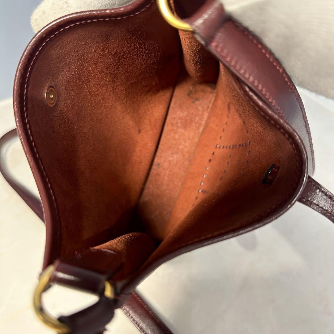 HERMES エルメス エブリン TPM ワインレッド ショルダーバッグ 画像9