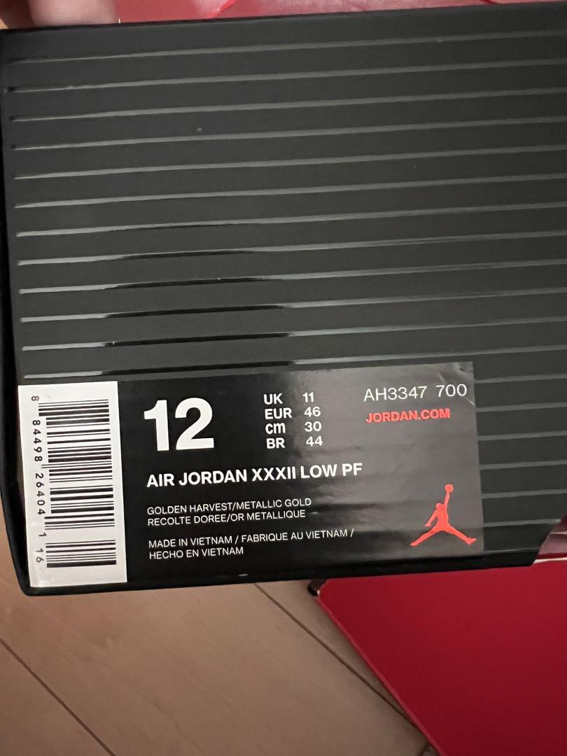 シューズ(男性用) NIKE AIR JORDAN XXXII LOW 30cm
