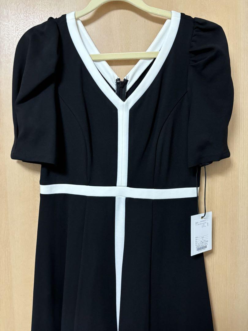 【新品未使用】Herlipto Puff Sleeve Jersey Dress