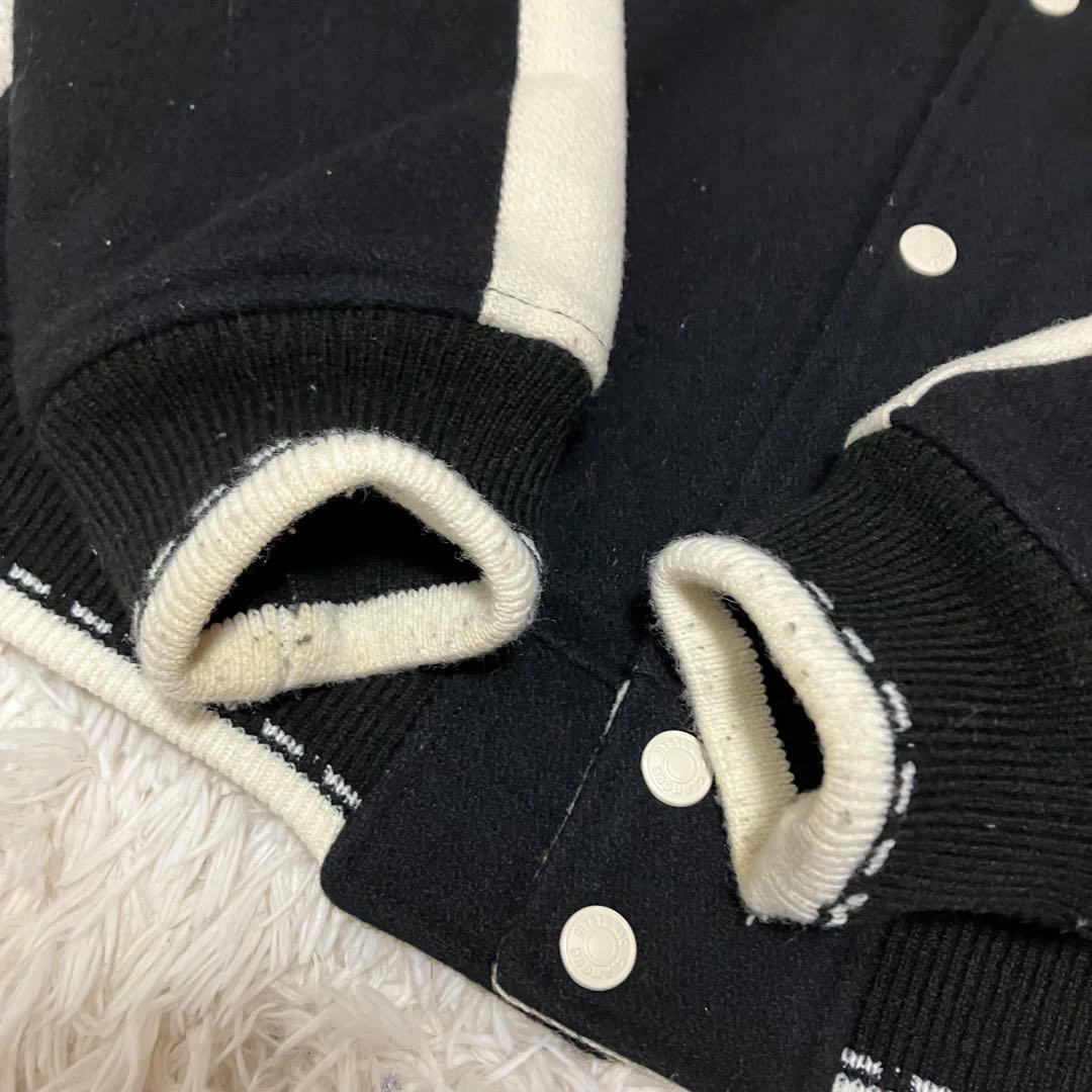 【希少】ヒステリックグラマー RADIO JUNK刺繍 スタジャン ブラック黒 【希少】ヒステリックグラマー RADIO JUNK刺繍 スタジャン ブラック黒