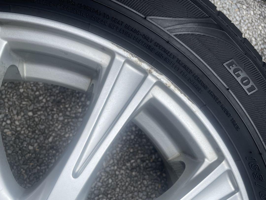 185/60R15 タイヤ、ホイール4本セット