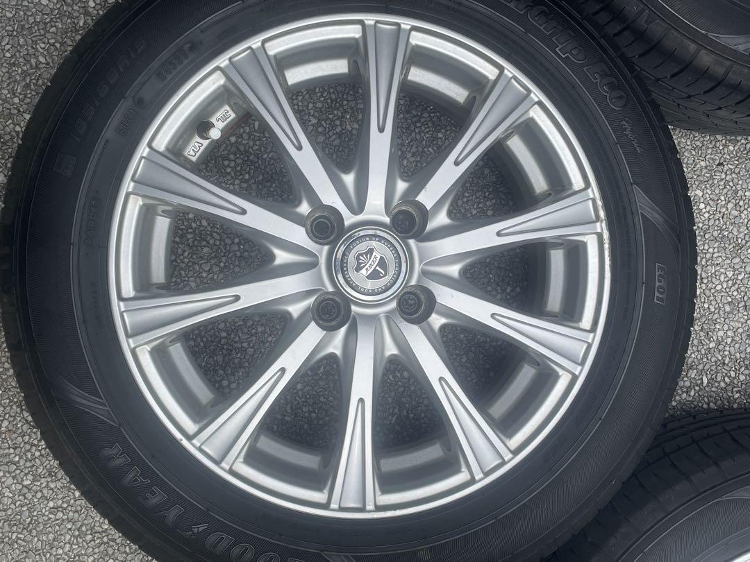 185/60R15 タイヤ、ホイール4本セット