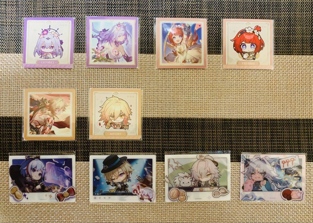 崩壊スターレイル　ローソンコラボ　 クリアカード•マグネット　10種セット