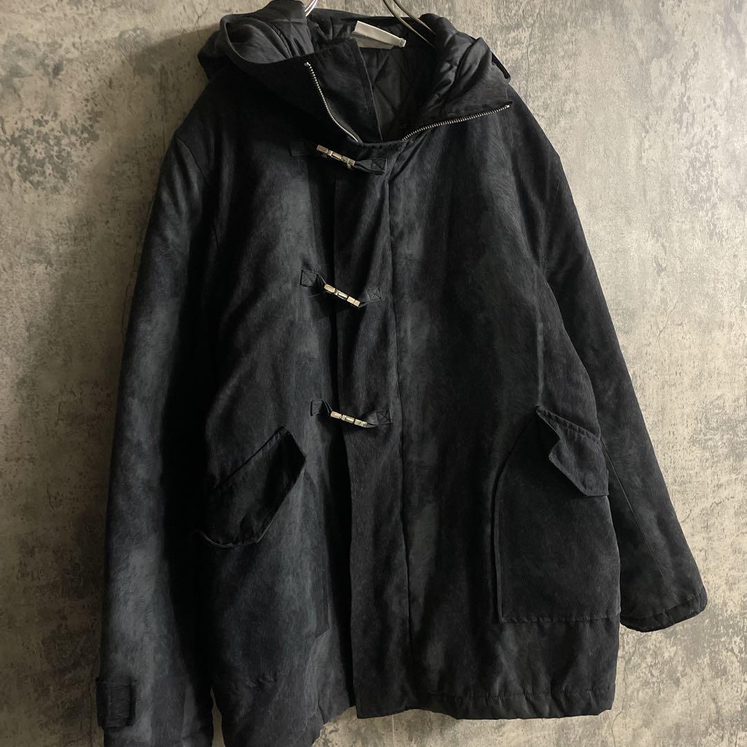 ヴィンテージ ブラックスモークカモ 3連バックルボタン モッズ ブルゾン ジャケ