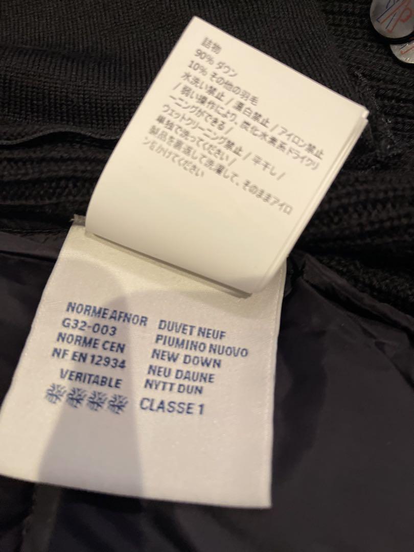 超美品 ブラック　モンクレール ニットダウンベスト サイズ3