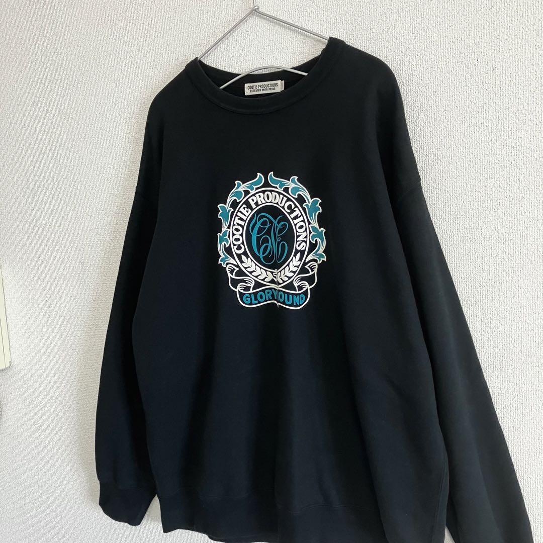 美品　COOTIE PRODUCTIONS プリント クルーネック スウェット