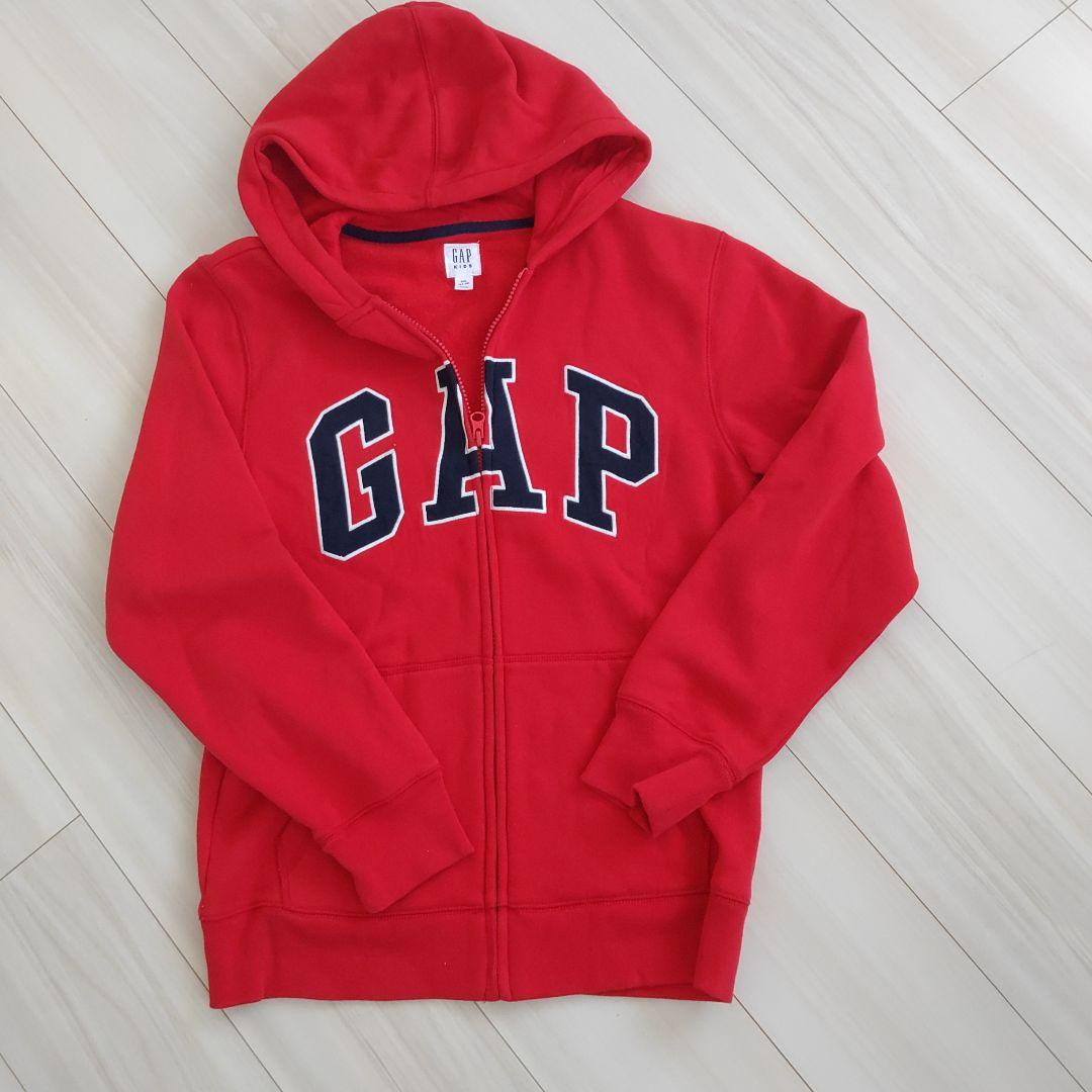 GAP Kids フルジッパー パーカー XXL 赤