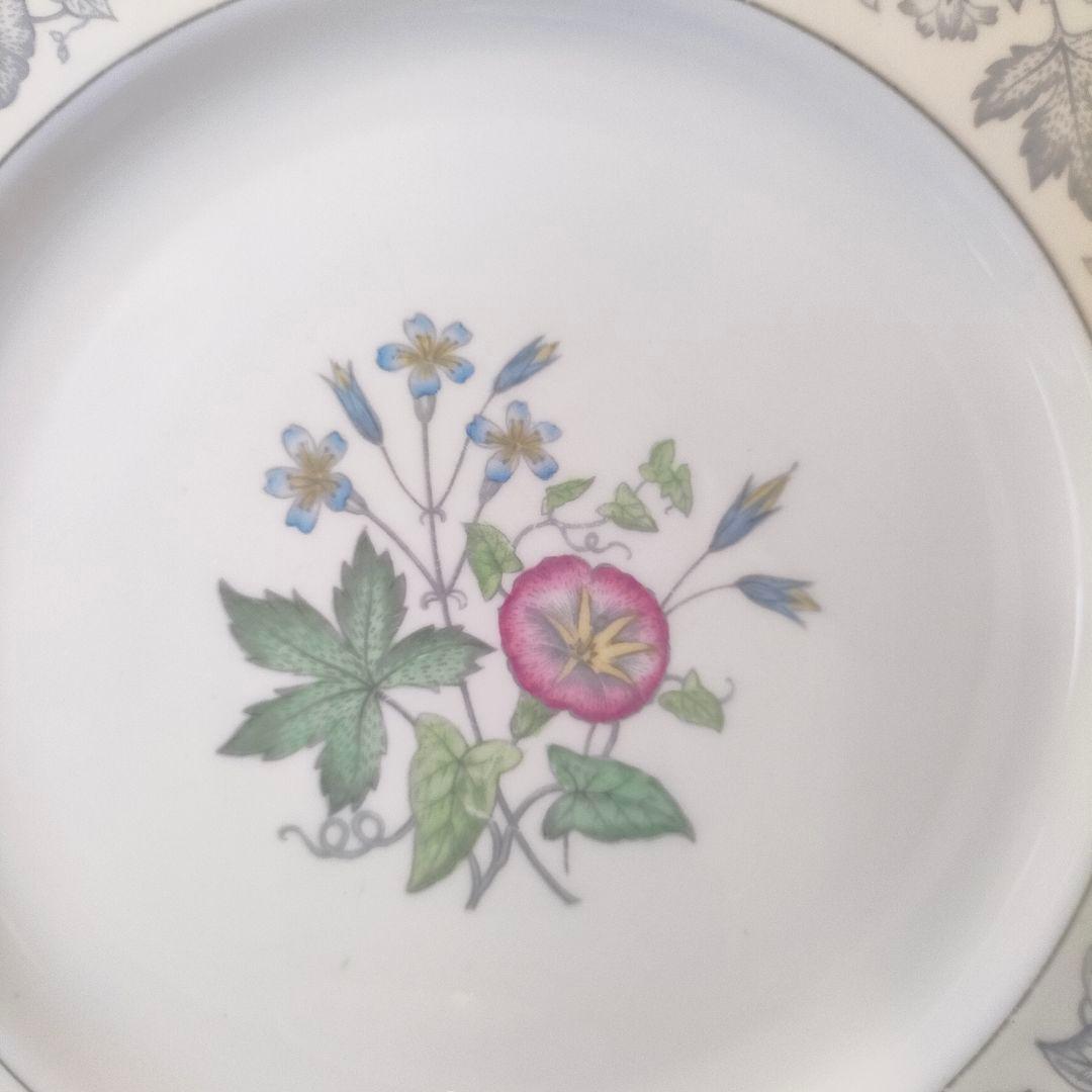 美品☆ウエッジウッド ワイルドフラワー 紅茶 皿 食器 カップ ソーサー