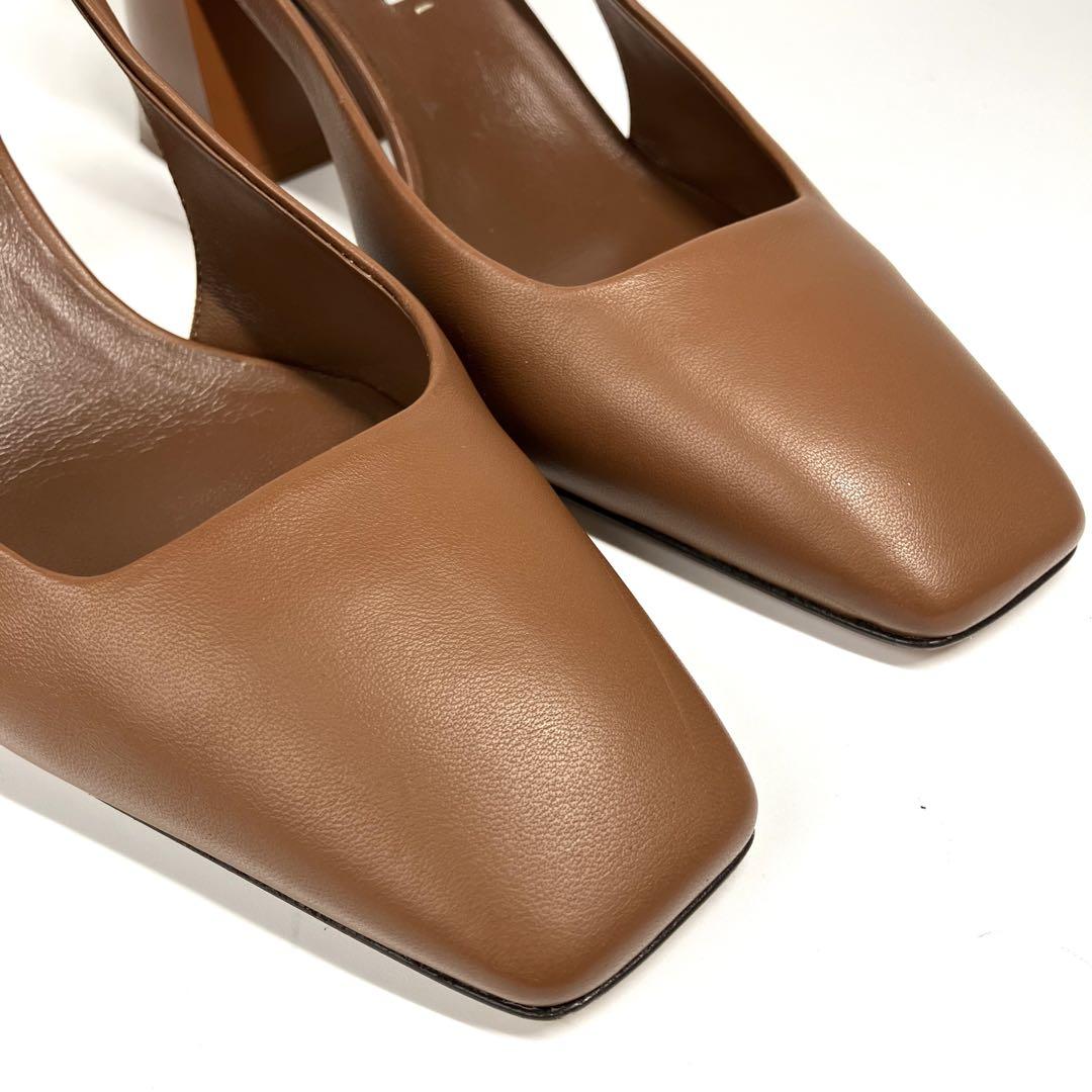 【未使用級】MaxMara ファーストライン　白タグ　チャンキー　パンプス　近年