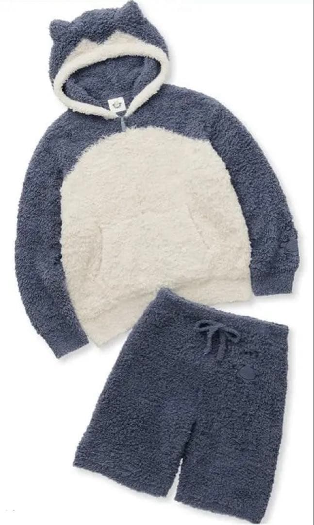 【新品未使用】メンズM ジェラピケ ポケモン カビゴン パーカー&ハーフパンツ