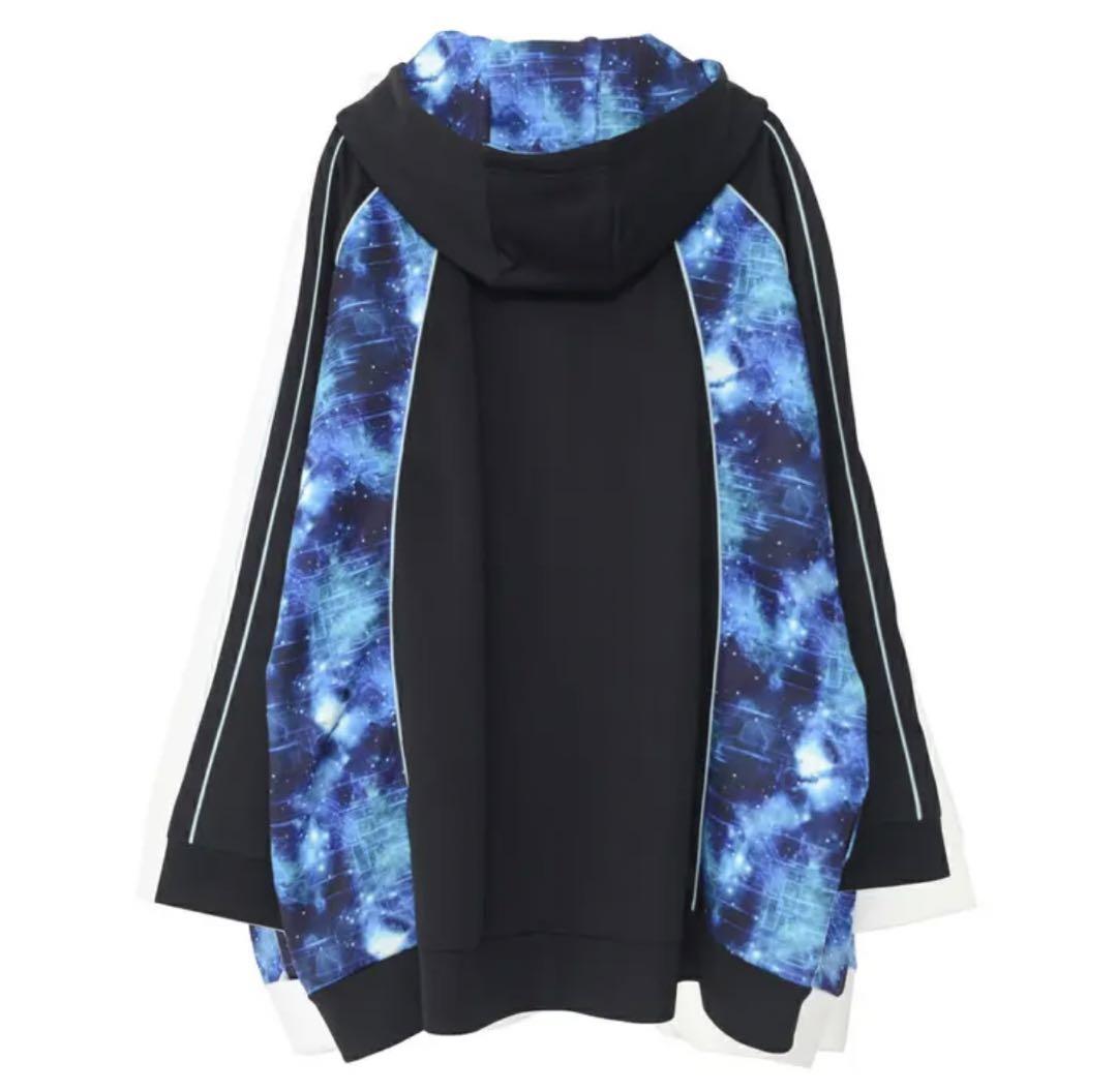 ililil】【新品】サイバージャージパーカー ブラック