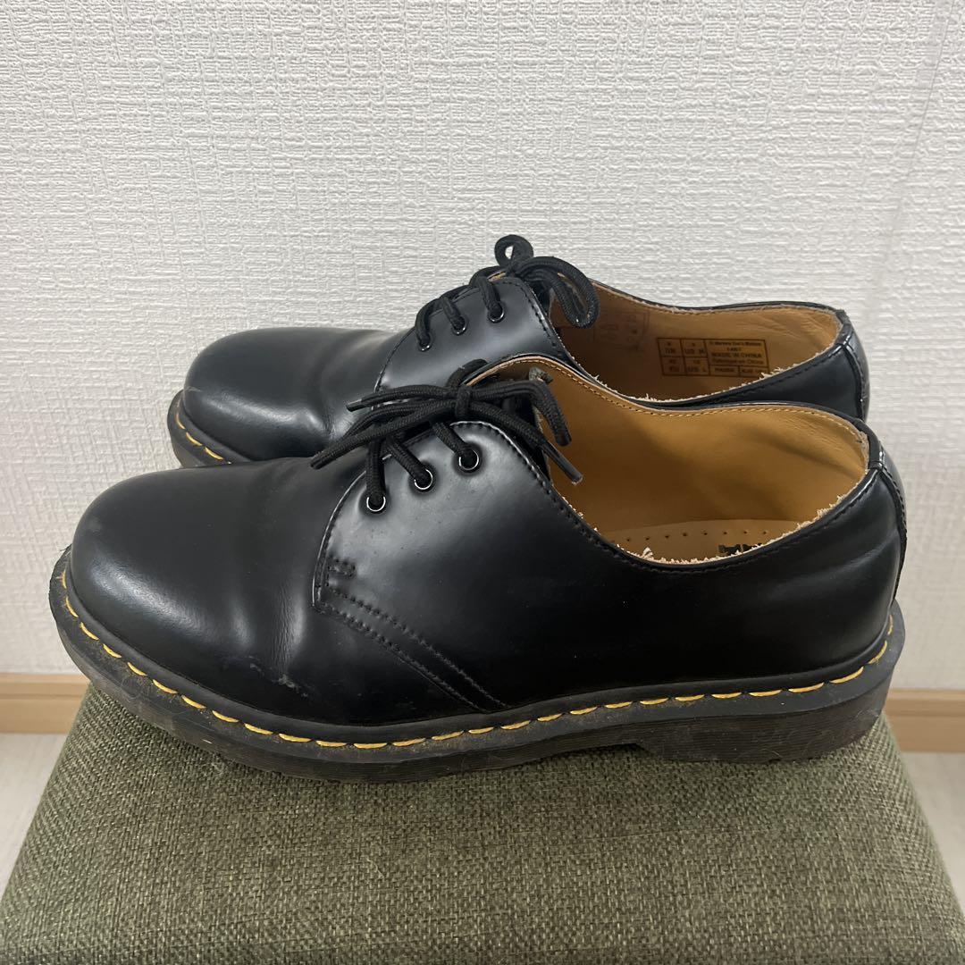 Dr.Martens 黒の厚底レースアップシューズ