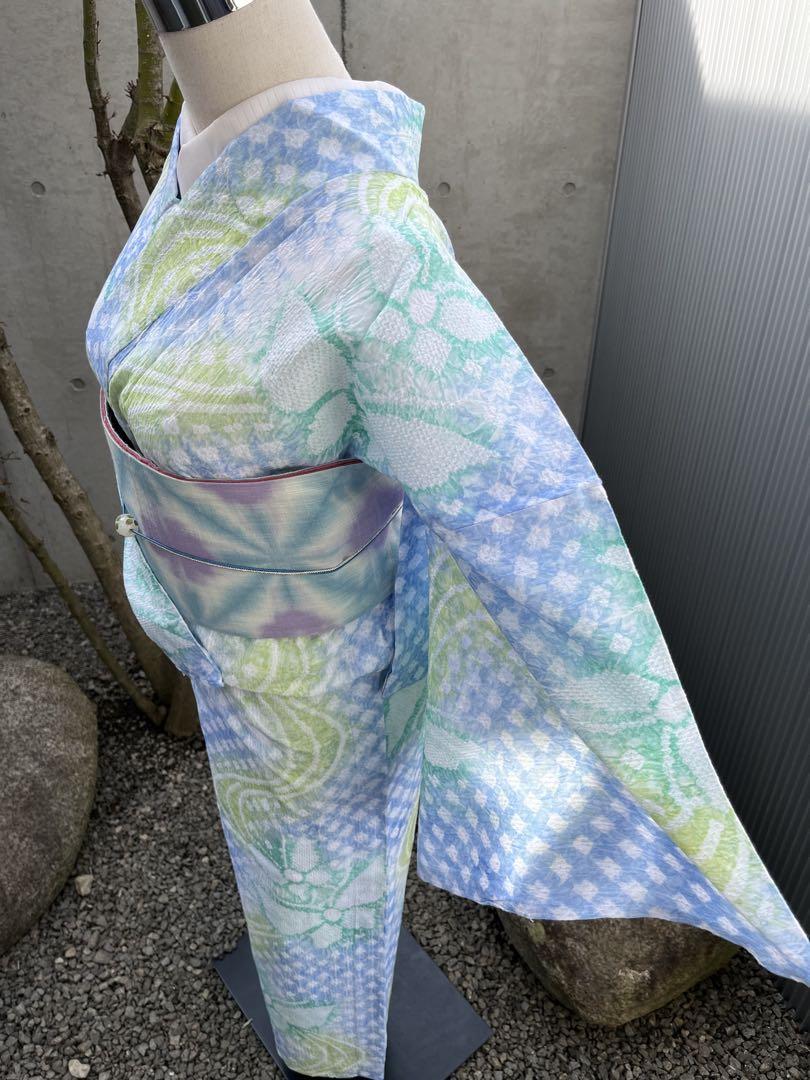 有松絞り浴衣 新品 仕立て上りhanashibori 有松絞り浴衣 新品 仕立て上りhanashibori