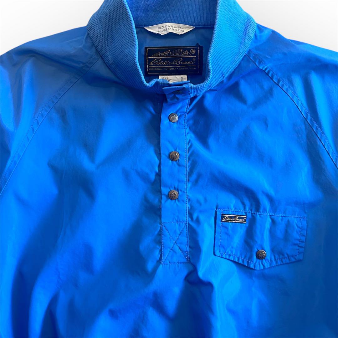 80s Eddie Bauer エディーバウアー　ハーフボタン　古着