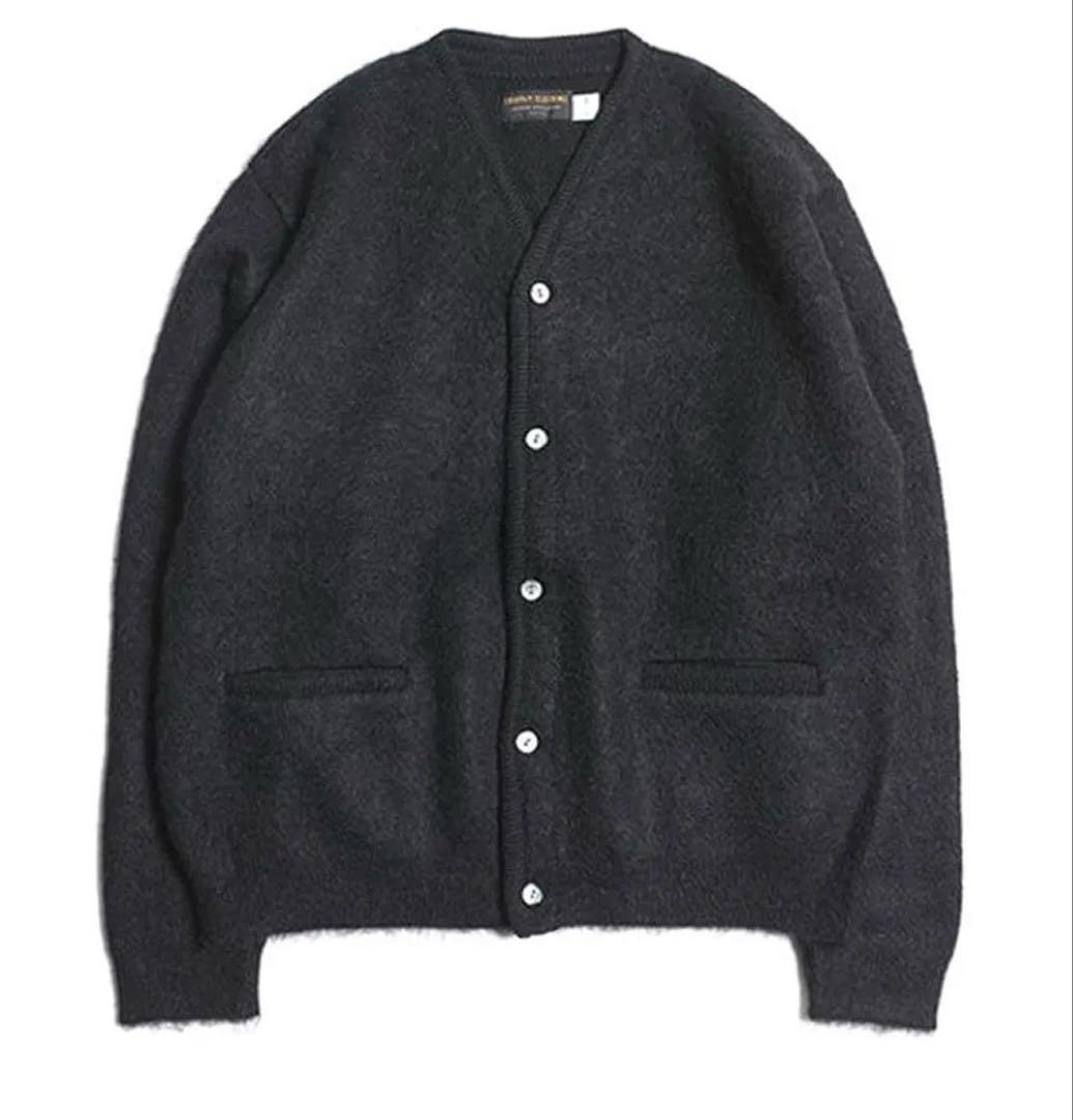 TROPHY CLOTHING Mohair Knit CardiganL TROPHY CLOTHING