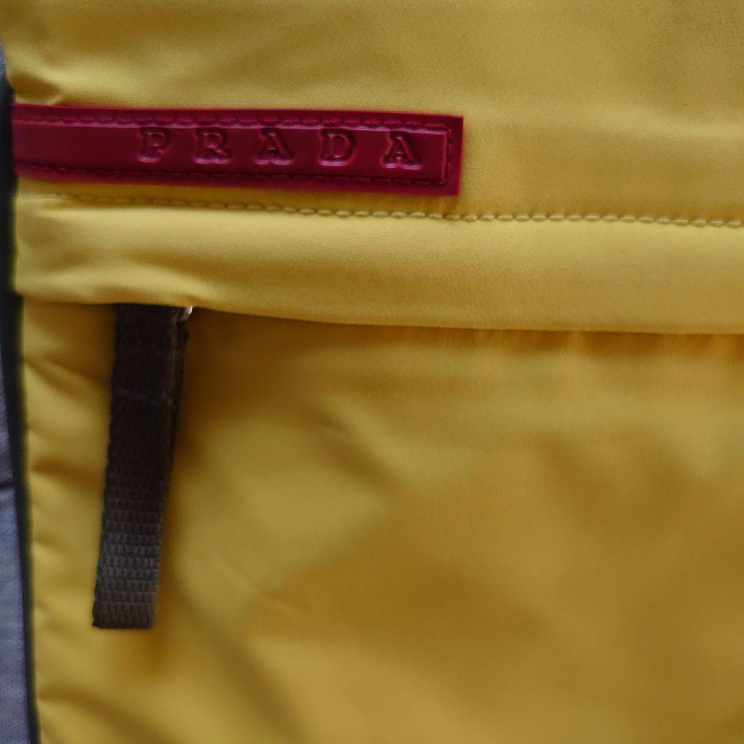 PRADA イエロー ショルダーバッグ
