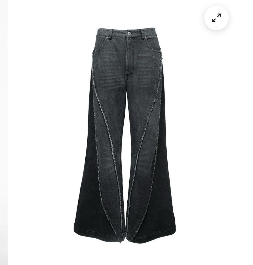 jent louis Bicolor Semi-Flare Denim - メルカリ