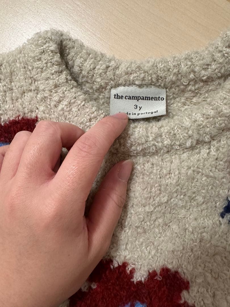 【the campamento】FLOWERS ECRU JUMPER 【the campamento】FLOWERS ECRU JUMPER