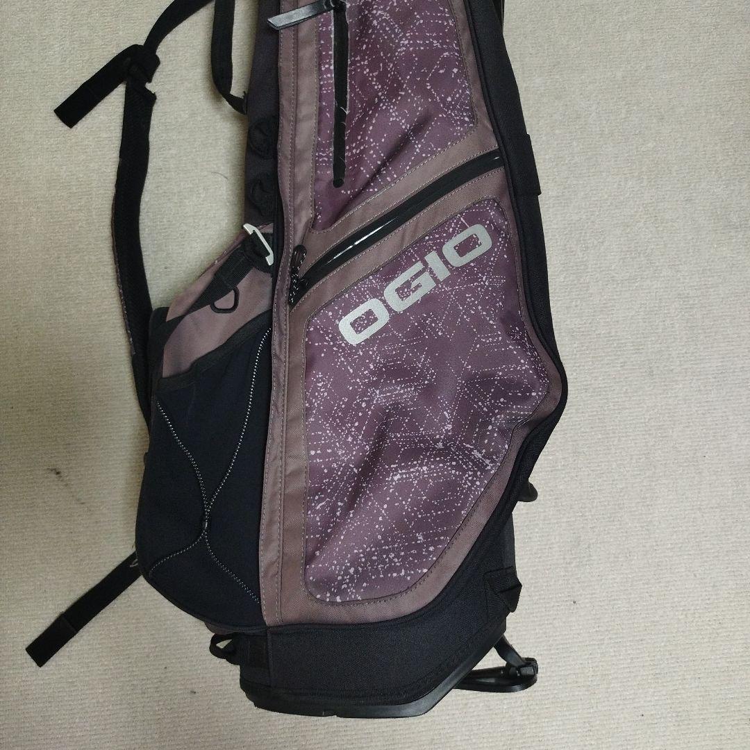 OGIO スタンドゴルフバッグ パープル/ブラック ※状態考慮
