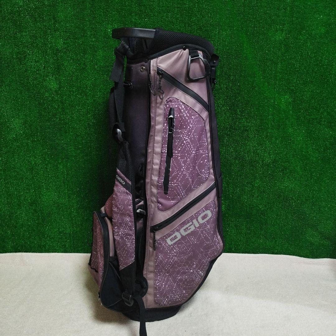 OGIO スタンドゴルフバッグ パープル/ブラック ※状態考慮