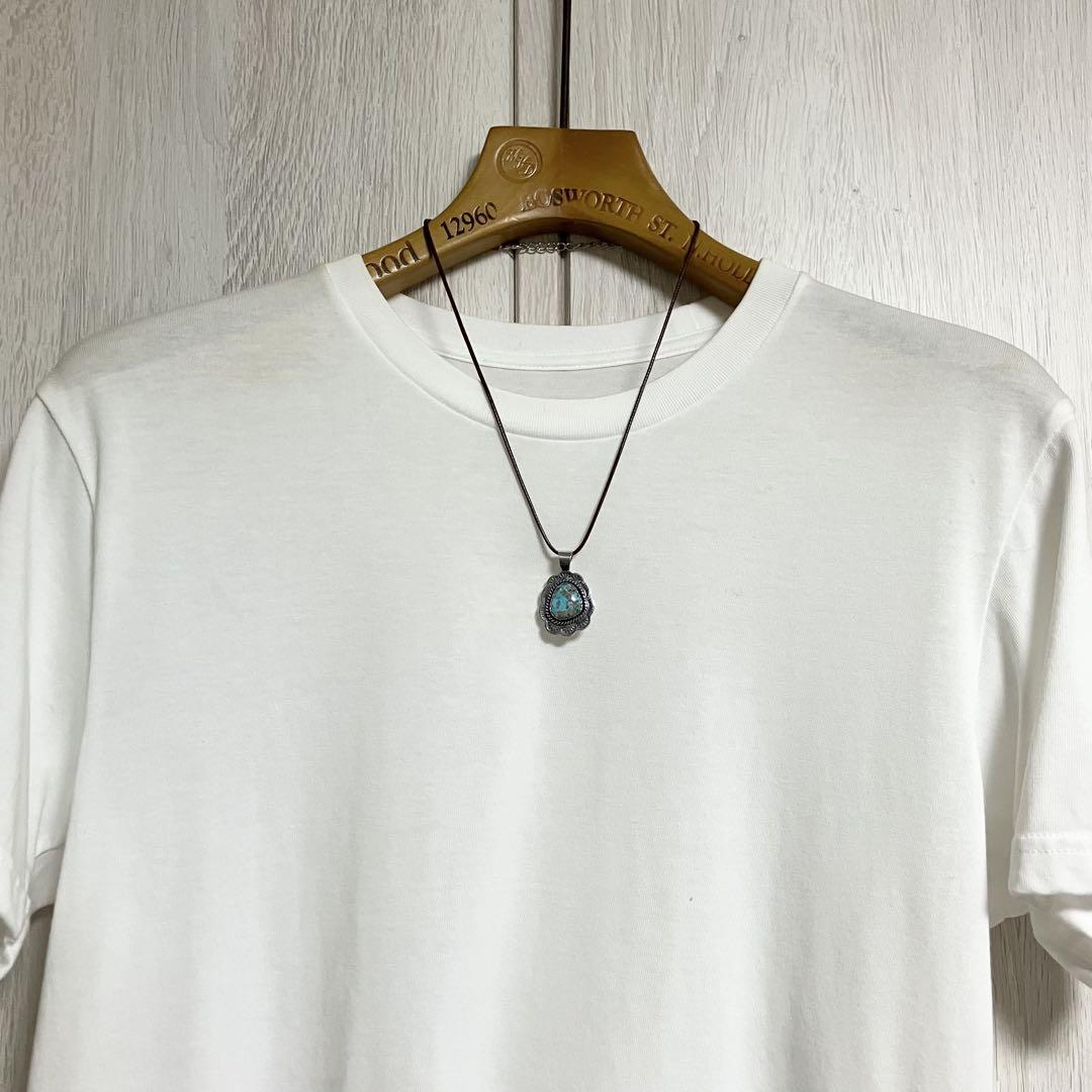ペルシャン　ターコイズ　シルバー　ネックレス　ペンダント#インディアンジュエリー