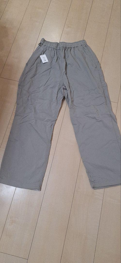 【新品】PWA ナイロン ベージュ カジュアルパンツ