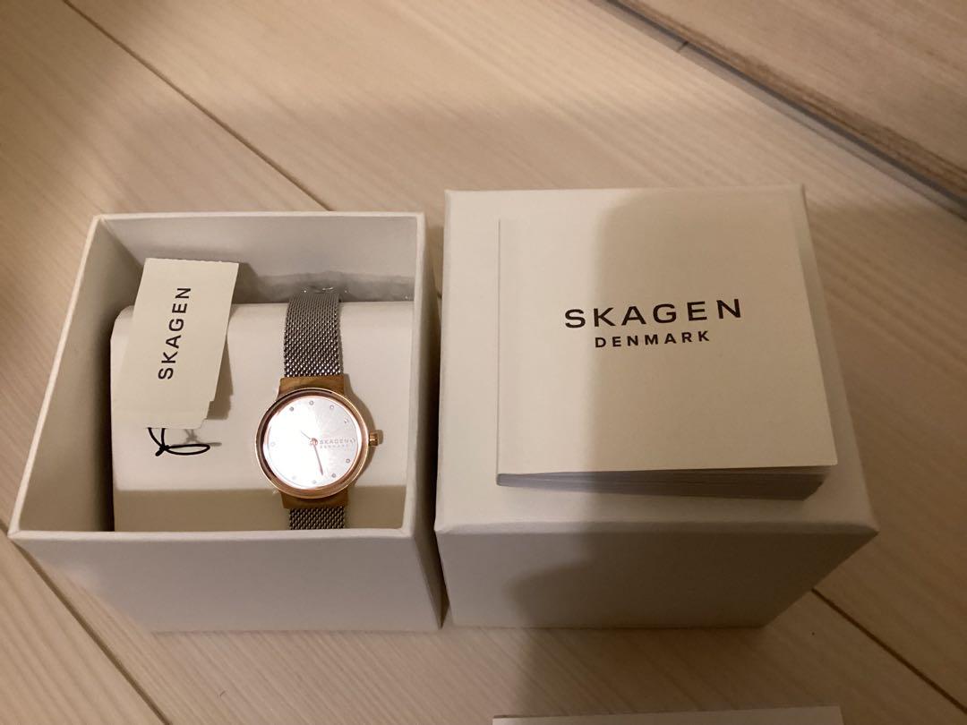 SKAGEN クォーツ腕時計SKW2716 ローズゴールドケース