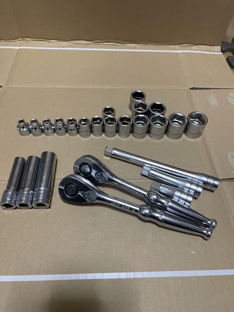KTC ラチェット　ソケット　エクステンションバー　セット　中古　25個