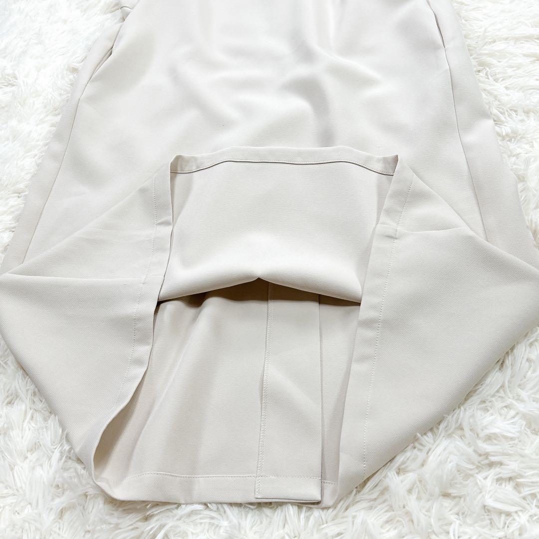 【美品】セゾンドパピヨン オーバーサイズバルーンスリーブデザインワンピース