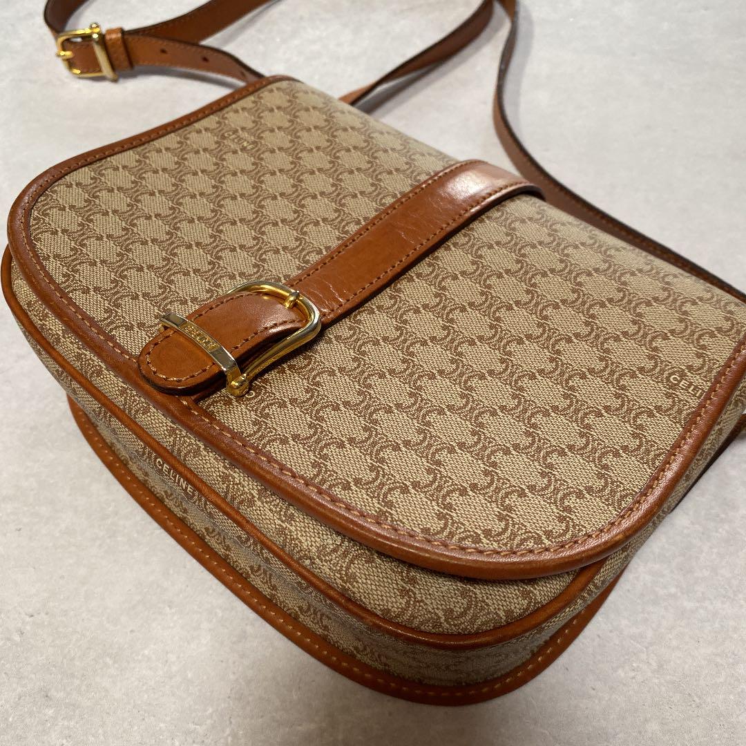 CELINE マカダム トリオンフ ショルダーバッグ ヴィンテージ | www