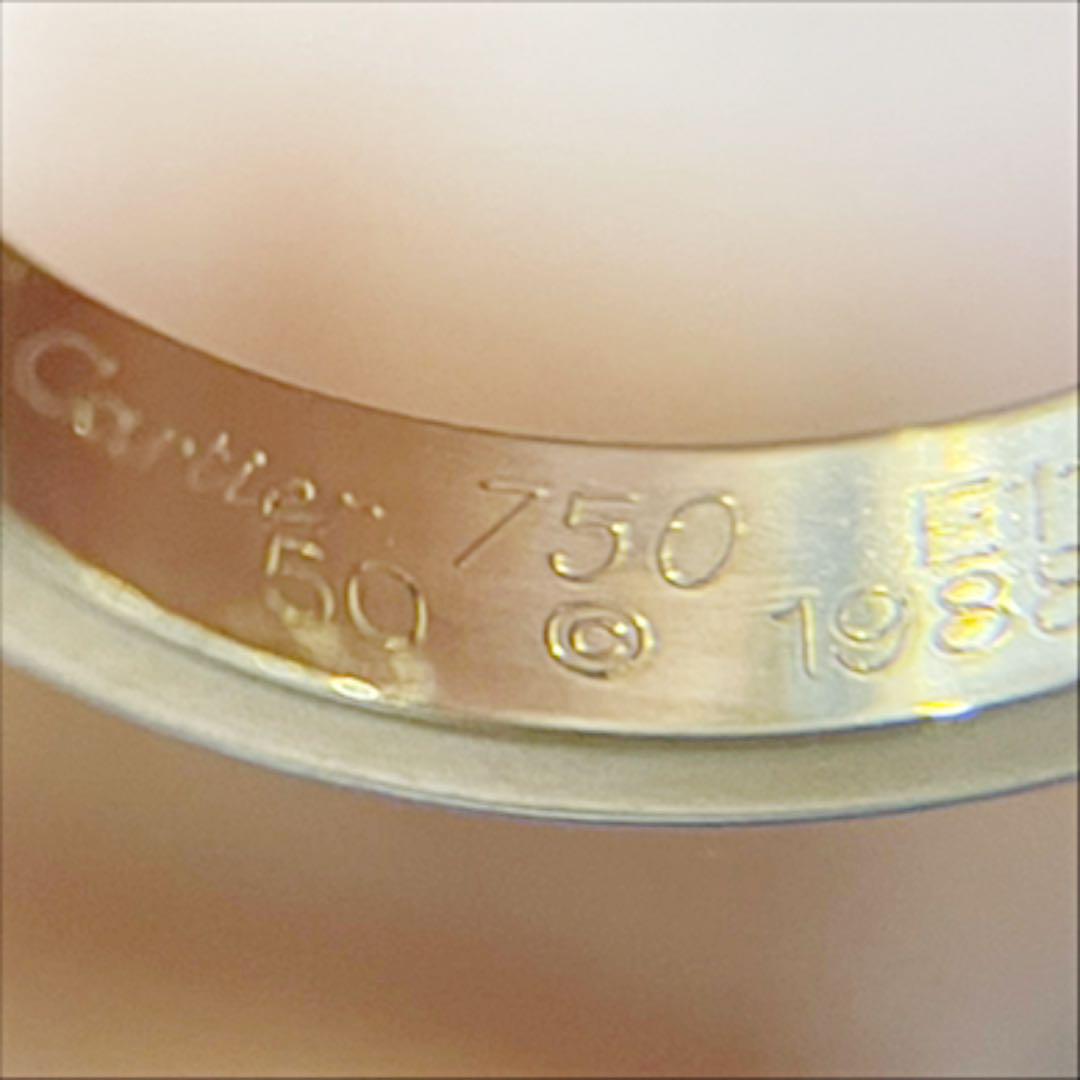 【新品仕上げ済］カルティエ　トリニティ　スリーカラーリング　10号