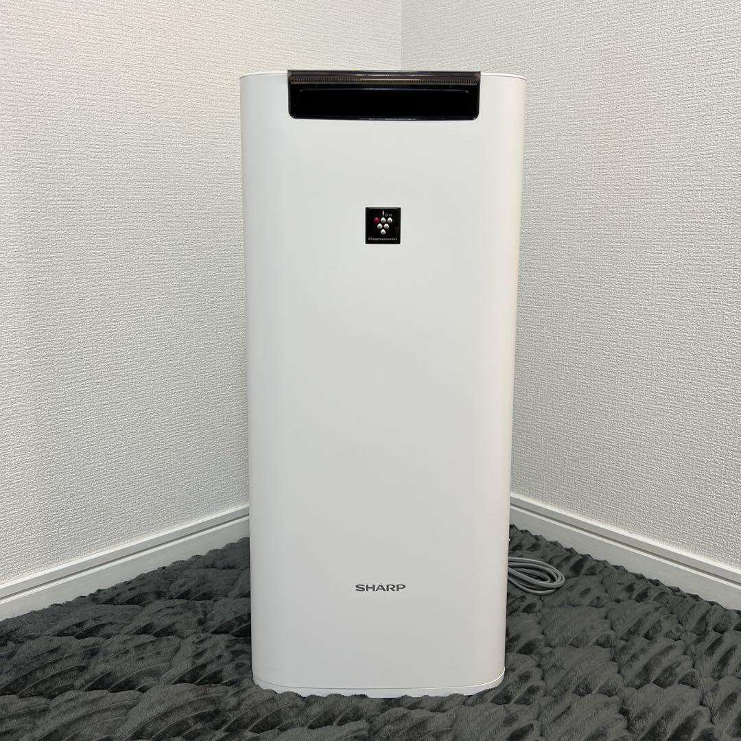 【美品】シャープ SHARP 空気清浄機 KI-JS40-W ホワイト 白