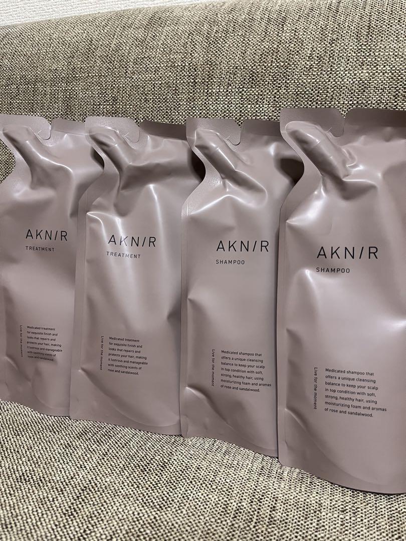 AKNIR アクニー　シャンプー トリートメント詰め替え　各2セット