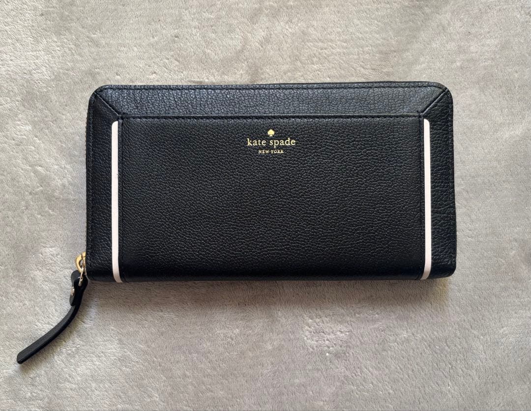 【新品未使用】katespade ケイトスペード　財布　長財布　ブラック　黒
