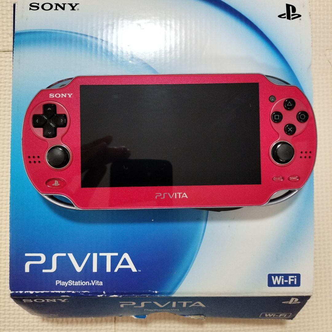 【人気商品！】 PSVita コズミックレッド Wi-Fi PCH-1000 ZA03 携帯用ゲーム本体