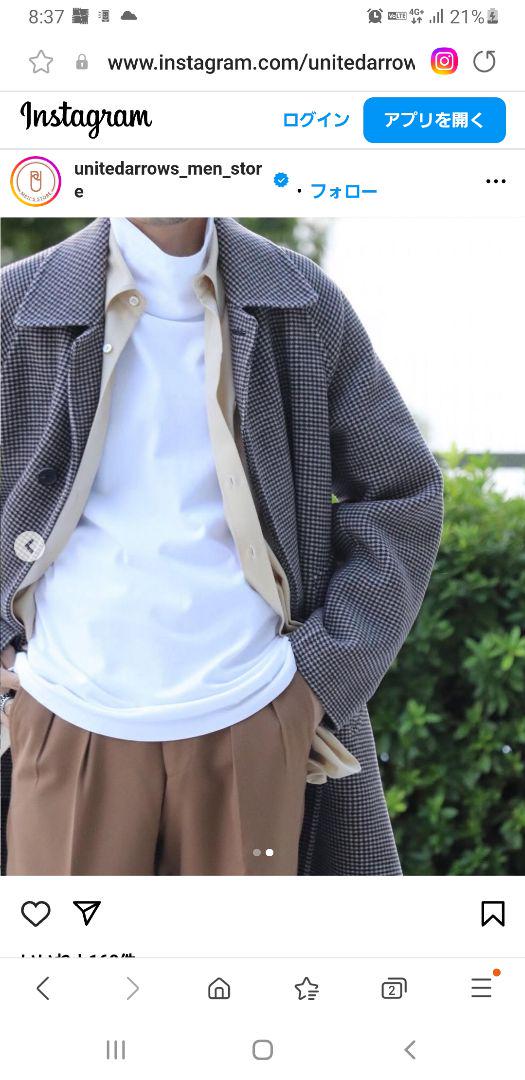 UNITED ARROWS　ステンカラーコート　auralee comoli