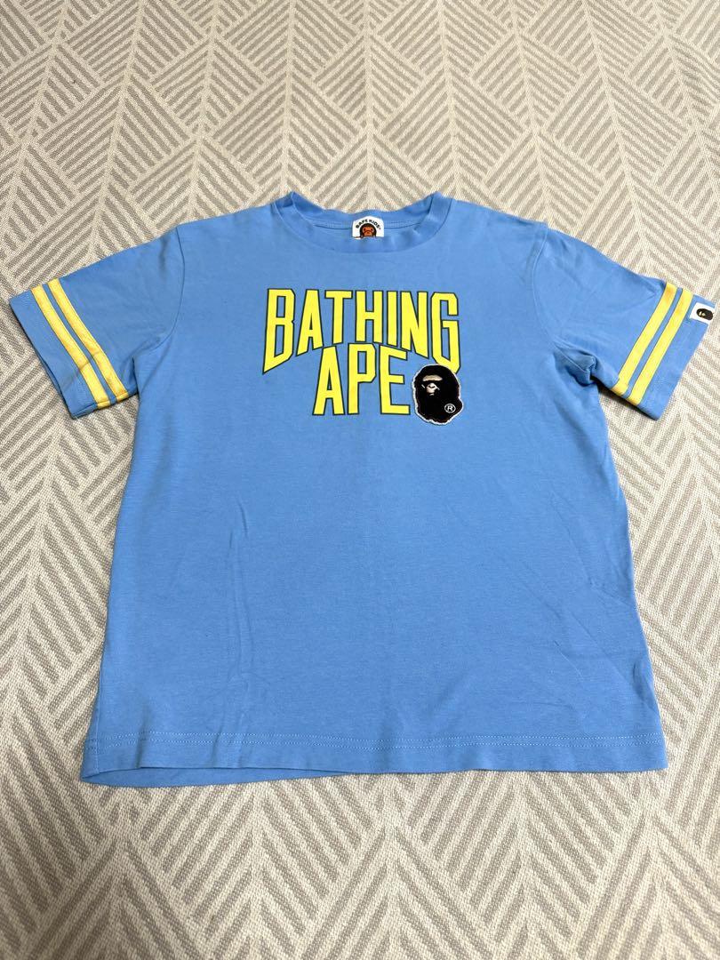 BAPE 水色 Tシャツ サイズ140 エイプ　ベイプスタ
