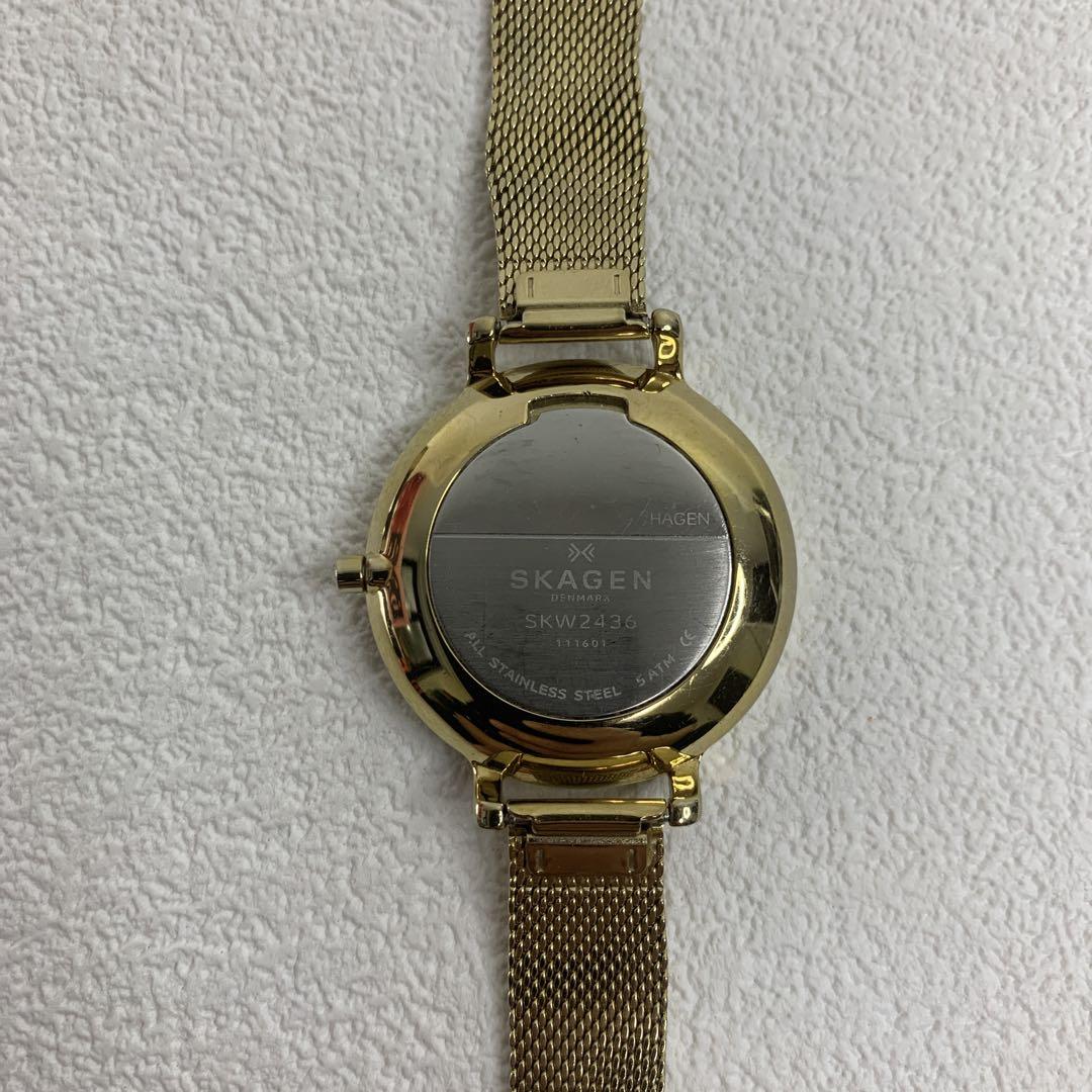SKAGEN SKW2436 ゴールドメッシュ腕時計 - メルカリ SKAGEN SKW2436 ゴールドメッシュ腕時計 - メルカリ