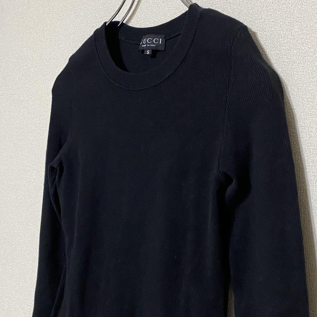 【良品】GUCCI・グッチ・Tシャツ・黒・Sサイズ・シンプル・スタイリッシュ