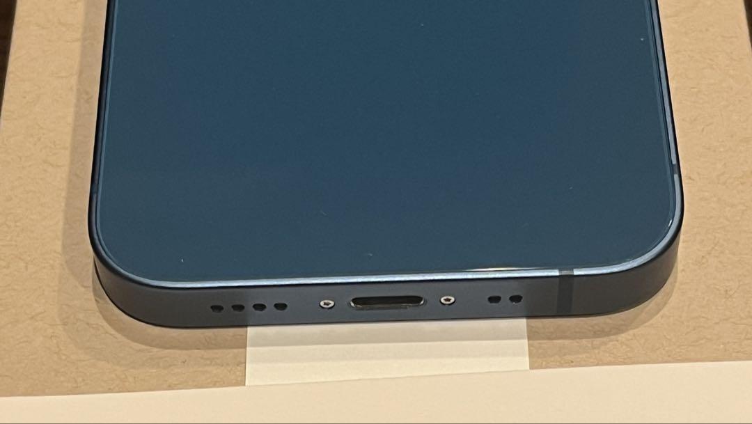 美品 100%バッテリー　iPhone13mini 128GB ブルー　おまけ付