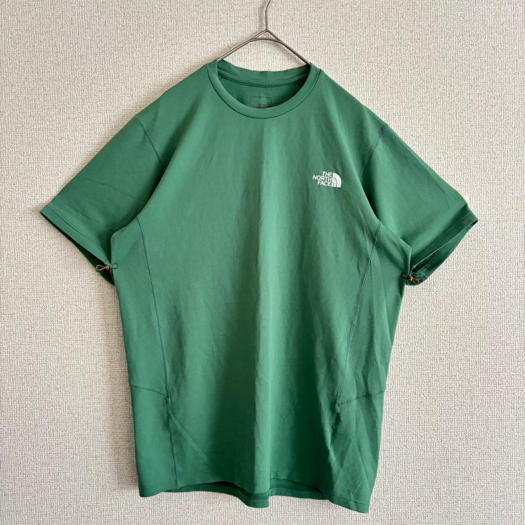 ザノースフェイス 半袖 Tシャツ M メンズ アウトドア ドライ ロゴプリント