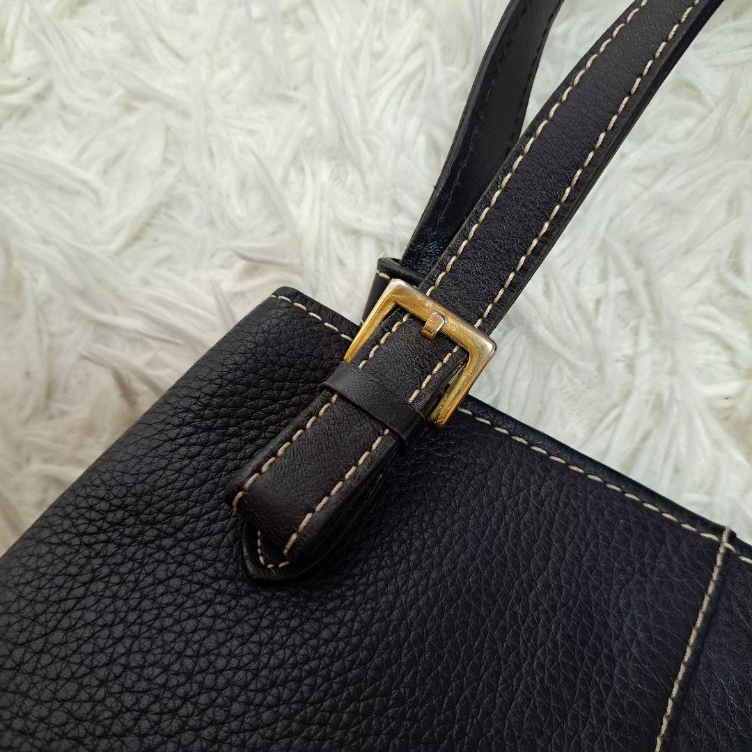 BURBERRY】バーバリー シボ革 オールレザー ノバチェック