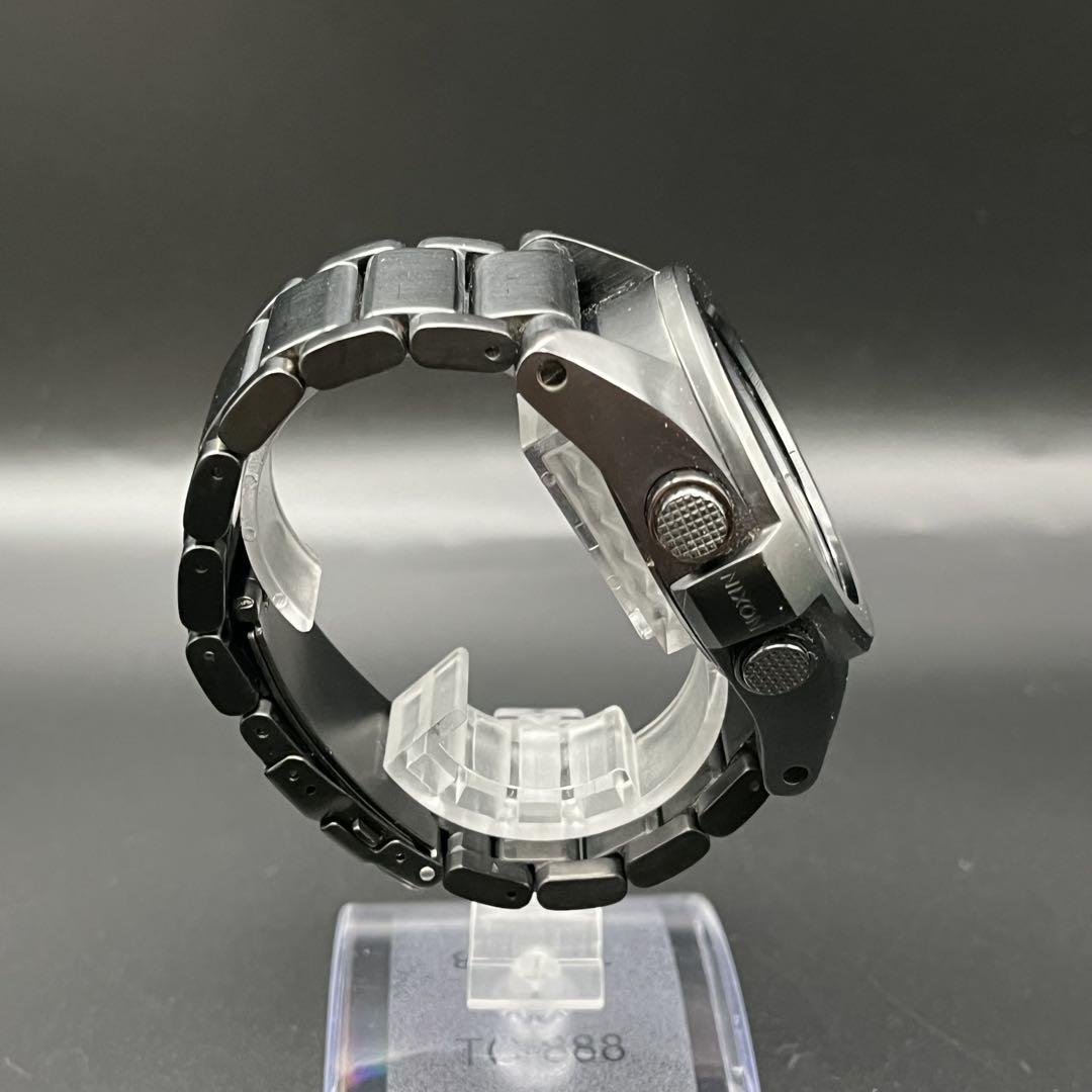 【稼動品】腕時計　NIXON ニクソン 新品電池　メンズ　デジタル　ブラック