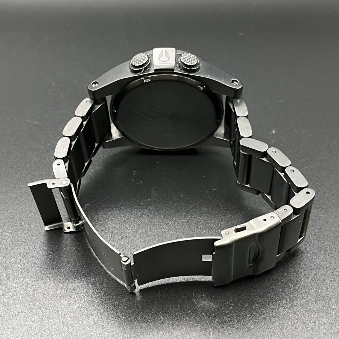 【稼動品】腕時計　NIXON ニクソン 新品電池　メンズ　デジタル　ブラック
