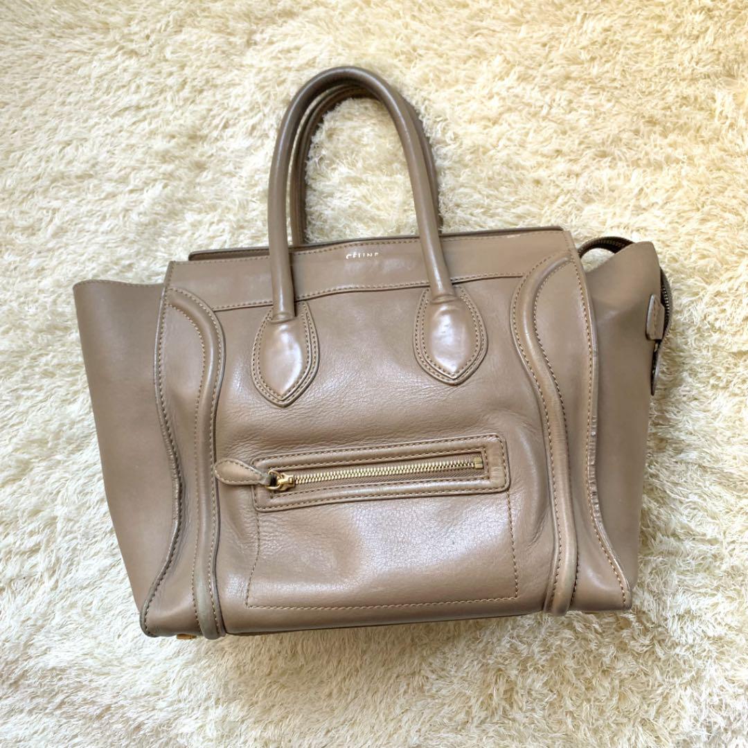 CELINE セリーヌ ラゲージ ミニ ハンドバッグ ショッパー 【海外正規品】 正規品安心保証 ラゲージミニ ハンドバッグ