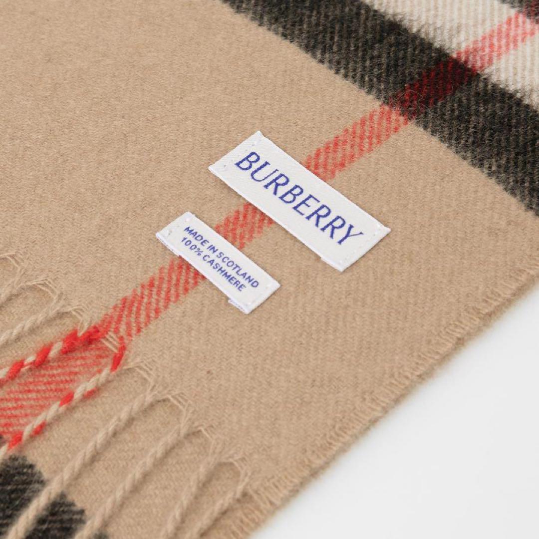 BURBERRY カシミアマフラー ARCHIVE_BELGE_80765761 BURBERRY カシミアマフラー ARCHIVE_BELGE_80765761 - メルカリ
