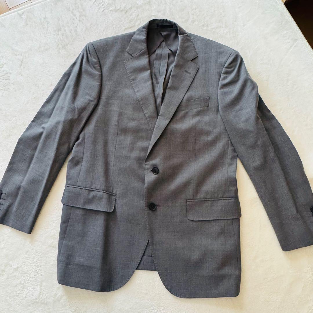 【格安saleスタート】 INTIMAGE グレー ストライプ ビジネス スーツ AB5 M高価 スーツ