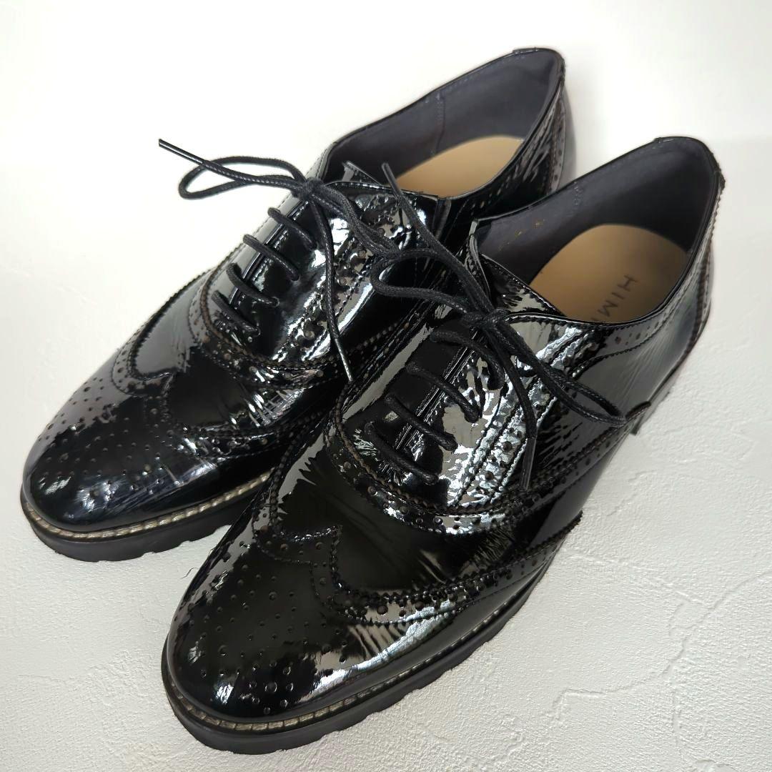 HIMIKO✧卑弥呼 エナメル ウイングチップ レースアップ 24cm 美品